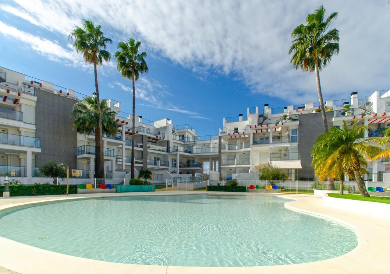 Apartamento Victoria Playa III Con Una Gran Terraza Denia Exteriör bild