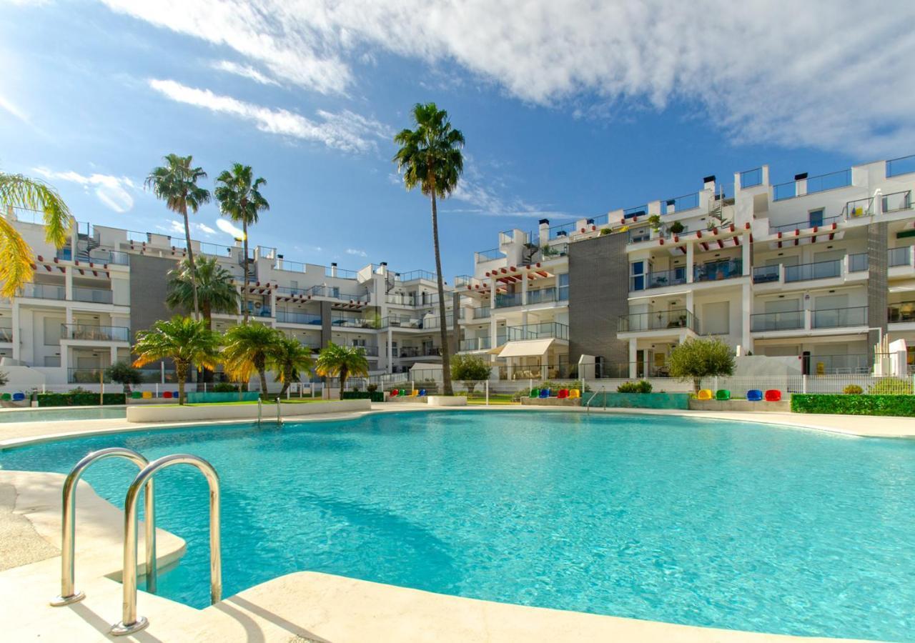 Apartamento Victoria Playa III Con Una Gran Terraza Denia Exteriör bild