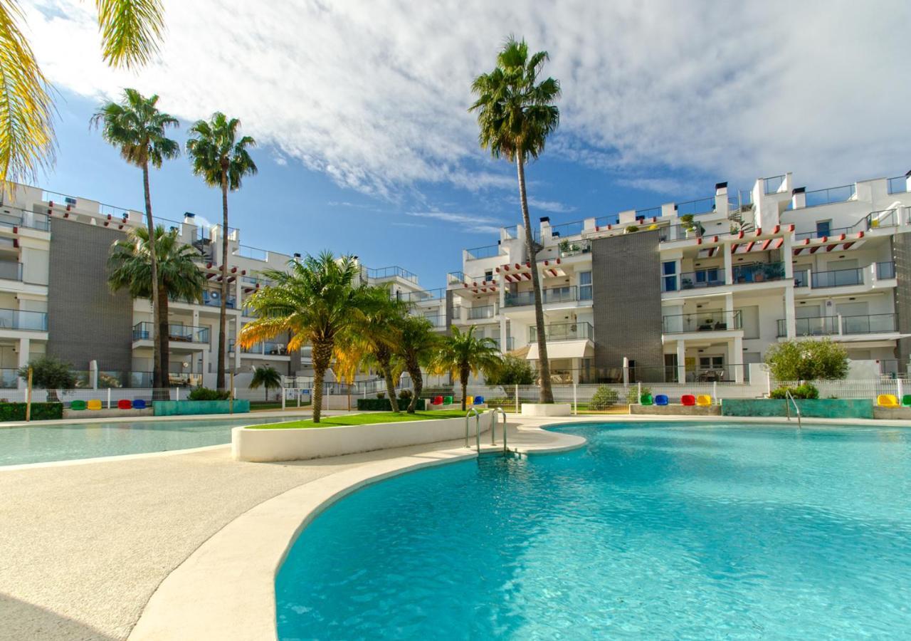 Apartamento Victoria Playa III Con Una Gran Terraza Denia Exteriör bild